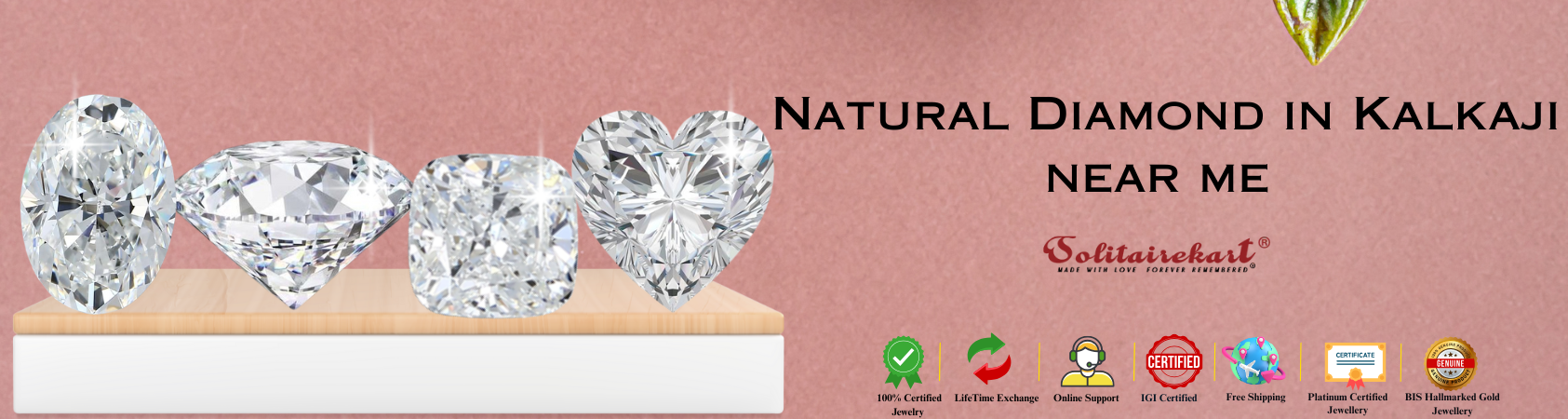 Experience Pure Brilliance with a Natural Diamond in Kalkaji Near Me
